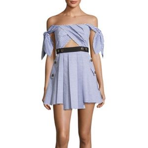 Self Portrait Striped Summer Dress 0 NWOT